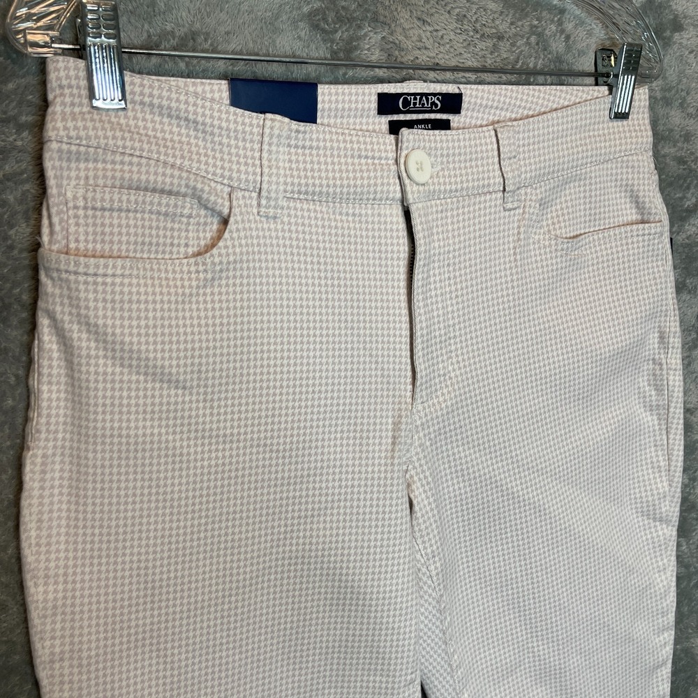 Chaps Women Slimming Fit Mid Rise Slim Ankle Jean 6 Preppy Classic Soft Girl